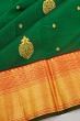 Kanchipuram Silk Butta Green Saree