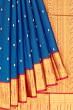 Classic Kanchipuram Silk Butta Dual Tone Green And Blue Saree