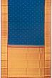 Classic Kanchipuram Silk Butta Dual Tone Green And Blue Saree