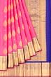 Kanchipuram Silk Butta Pink Saree