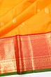 Kanchipuram Silk Butta Mustard Yellow Saree