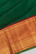 Classic Kanchipuram Silk Butta Dark Green Saree