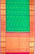 Kanchipuram Silk Butta Green Saree