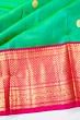 Kanchipuram Silk Butta Green Saree