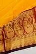 Kanchipuram Silk Butta Yellow Saree