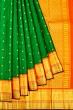 Kanchipuram Silk Butta Dark Green Saree