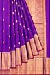 Kanchipuram Silk Butta Violet Saree