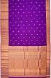 Kanchipuram Silk Butta Violet Saree