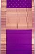 Kanchipuram Silk Butta Violet Saree