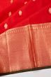 Kanchipuram Silk Butta Red Saree