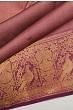 Kanchipuram Silk Brocade Purple Saree