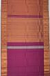 Kanchipuram Silk Brocade Purple Saree