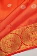 Kanchipuram Silk Brocade And Butta Red Saree