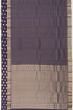 Taranga Kanchi Silk Checks Dark Blue Saree