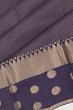 Taranga Kanchi Silk Checks Dark Blue Saree