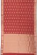 Taranga Kanchi Silk Checks And Butta Maroon Saree