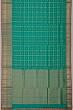 Coimbatore Soft Silk Checks And Butta Sea Green Saree