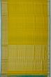 Coimbatore Soft Silk Checks And Butta Lemon Yellow Saree