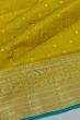 Coimbatore Soft Silk Checks And Butta Lemon Yellow Saree