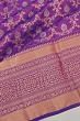 Coimbatore Soft Silk Jaal Violet Saree