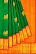 Kanchipuram Silk Butta Green Saree