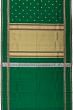 Classic Kanchipuram Silk Butta Green Saree With Rettai Pettu Border