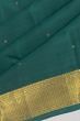 Kanchipuram Silk Butta Teal Green Saree