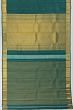 Kanchipuram Silk Butta Teal Green Saree