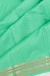 Kanchipuram Silk Brocade Sea Green Saree