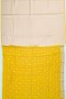 Organza Crushed Tissue Butta Yellow Saree