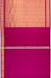 Kanchipuram Silk Tissue Plain Pink Saree