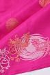 Kanchipuram Silk Butta Rani Pink Saree