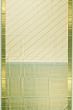 Classic Kanchipuram Silk Diagonal Lines Cream Saree