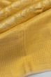 Kanchipuram Silk Tissue Jaal Gold Saree