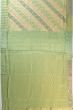 Organza Tissue Jaal Pastel Green Saree