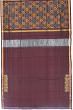 Uppada Silk Jamdani Butta Maroon Saree