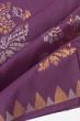 Uppada Silk Jamdani Butta Purple Saree