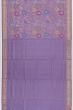 Uppada Silk Jamdani Jaal Lavender Saree