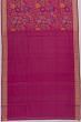 Uppada Silk Jamdani Jaal Pink Saree