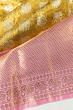 Kanchipuram Silk Tissue Brocade Gold Saree