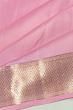 Petit Point X Kanchipuram Silk Butta Pink Saree