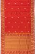 Taranga Kanchi Silk Butta Dual Tone Red And Pink Saree