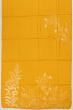 Tussar Plain Yellow Saree With Embroidery