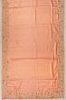 Kanchipuram Silk Tissue Brocade Peach Saree With Zardosi Work