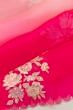 Organza Butta Dual Tone Half And Half Pink Saree