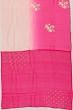 Organza Butta Dual Tone Half And Half Pink Saree