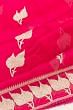 Organza Embroidery Butta Pink Saree