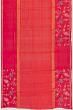 Kanchipuram Silk Checks Pink Saree With Embroidery Border