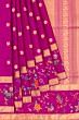 Petit Point X Kanchipuram Silk Butta Purple Saree