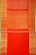 Kanchipuram Silk Brocade Red Saree